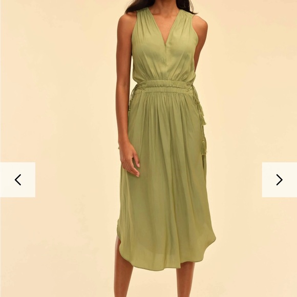 Like New Tahari Dress - Olive Color - Picture 2 of 3